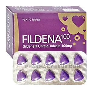 Package of Sildenafil medication